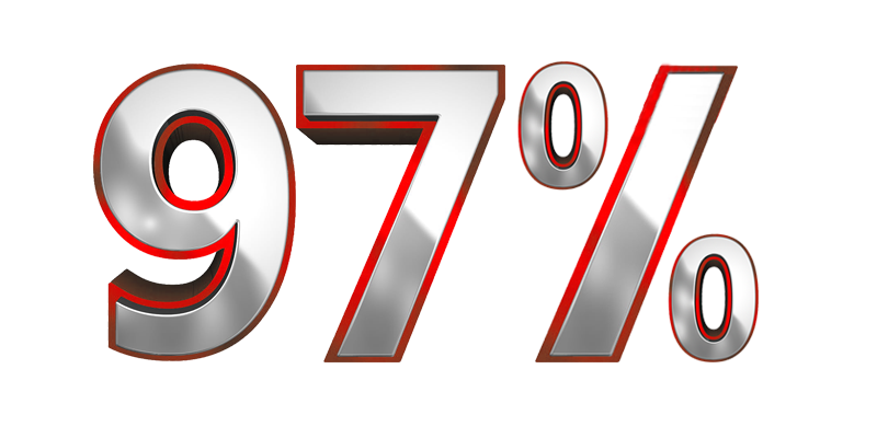 97 % довольных клиентов