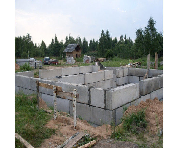 Блочный фундамент44
